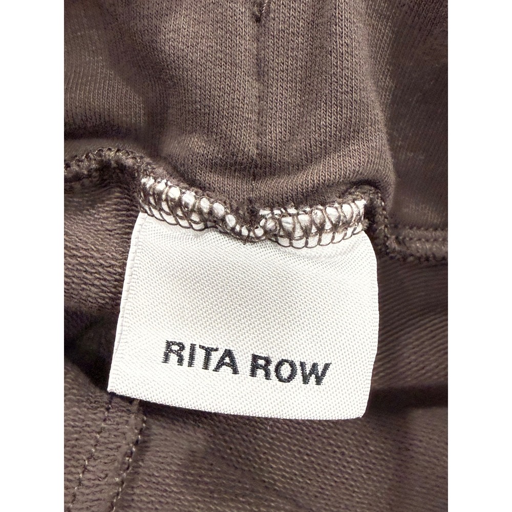 Rita Row Taupe Cropped Sweatpants Women's Large Minimalist Lounge Pants Spain - Picture 4 of 9